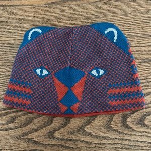New, never worn (no tags) Patagonia Baby Animal Friends Beanie